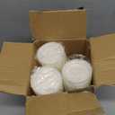 ECO Lipak 100% Compostable Coffee Cup Lids 200 Count 3.15 inch Disposable CPLA Cup Lid Suitable for 8 oz Paper Cups, White