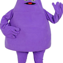 Purple Grimace Halloween Costume Suit Grimace Mascot Costume for adults