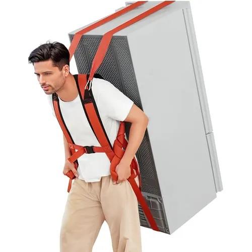 KEDSUM Moving Straps 1 Person, Lifting Straps Moving with Max 600LBS Load Capacity, Back/Front Carry Modes for Heavy Furniture, Thicken Sponge Vest, Upgraded Move Tool for Renters, Movers