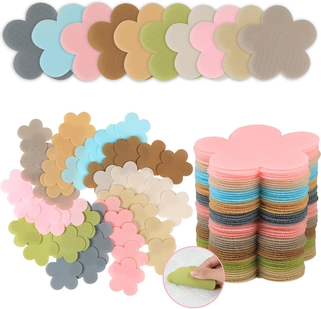 gisgfim 50Pcs Multicolor Spot Markers Carpet Floor Spots Markers Flower-Shape Standing Dot Flexible Carpet Dots for Classroom Decorations for Elementary School Preschool Kindergarten Supplies