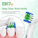 Replacement Toothbrush Heads Compatible with Oral B, 12 Pack Electric Toothbrush Heads Medium Bristles for Deep Cleaning, Soft Brush Heads Compatible with Oral B 7000/Pro 1000/9600/500/3000/8000