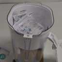 Brita Refillable Water Filtration System with Large 10 Cup Pitcher, Tahoe, White, and 1 Refillable Filter