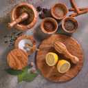 Berard Olive Wood Handcrafted Mortar and Pestle Set, 5"