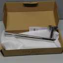 HITSLAM Chrome 25.7 Inch Towel Bar for Bathroom, SUS304 Stainless Steel Bathroom Towel Rack Wall Mounted, Modern Home Decor Bath Towel Holder with Hardware Accessories