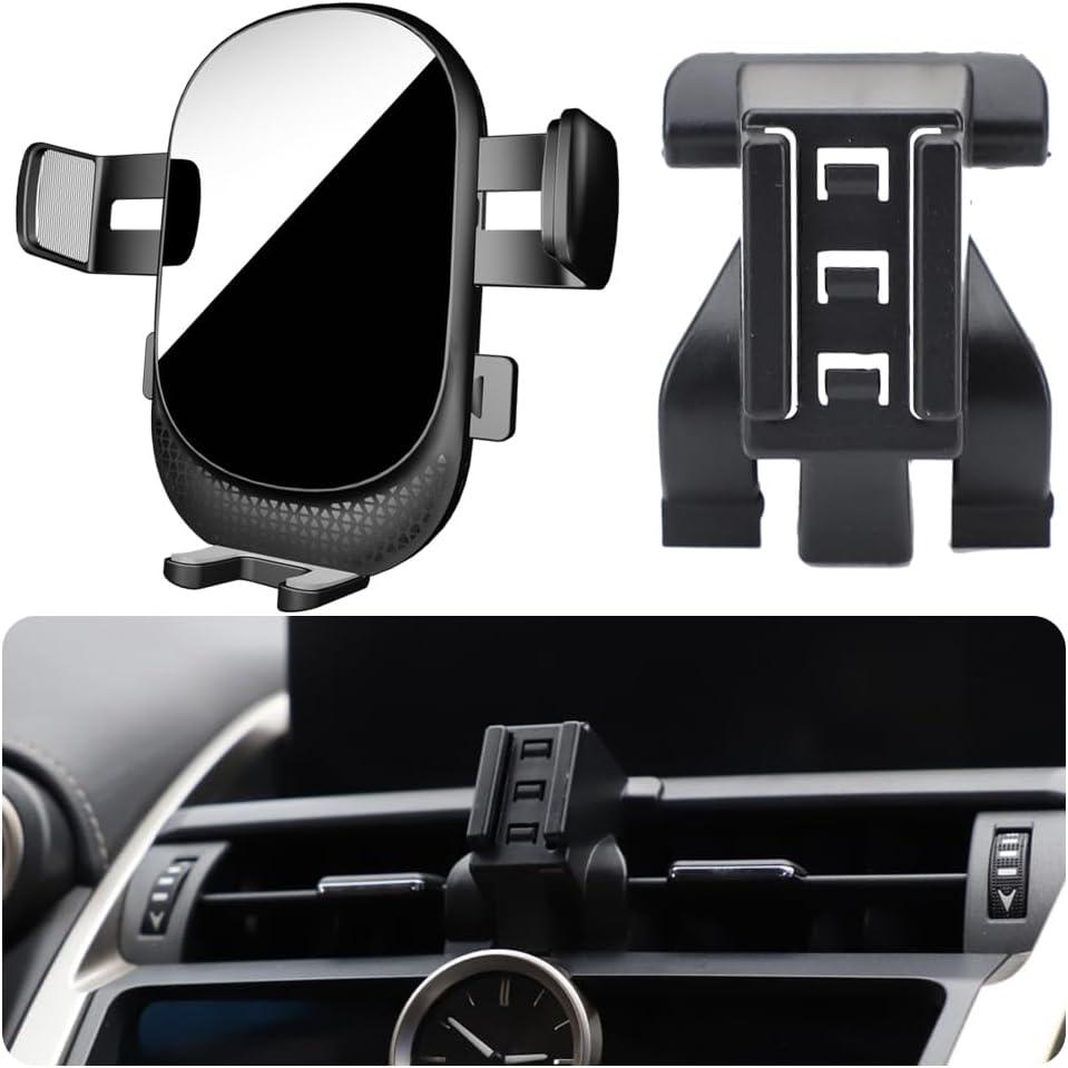 Car Phone Holder for Lexus NX Auto Accessories [Only for 2015-2021 Lexus NX 200t / NX 300 / NX 300h] [Auto Lock Hands Free Cell Phone Mount Car fits for iPhone & All Smartphones]