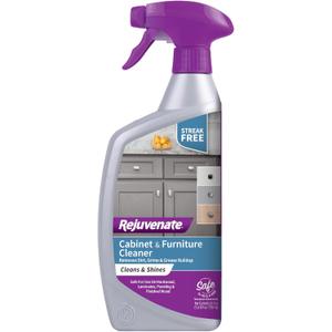 Rejuvenate Cabinet And Furniture Cleaner Removes Dirt, Grime And Grease Buildup To Clean And Shine Cabinets And Furniture, 24 Ounces (24 Fl Oz (Pack of 1))