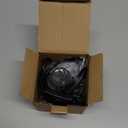 Industrial Table Lamp, Small Polished Metal Desktop Light Socket Base, Vintage E26/E27 Edison Screw Light Bulb Holder, 5.57ft Cord with On/Off Switch and US Plug (Black Color) (1 Pack)