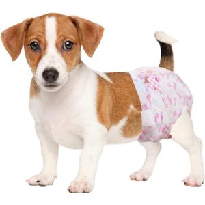 Dono Disposable Dog Diapers Female, Super Absorbent Doggie Diaper, Rapid-Dry Gel Technology Puppy Diapers, Leak-Proof Fit for Doggy Cat in Heat, Excitable Urination, Incontinence, Small
