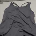 RUNNING GIRL Yoga Tank Tops for Women Built in Shelf Bra B/C Cups Strappy Back Activewear Workout Compression Tops XL