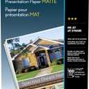 Epson Presentation Paper MATTE (11x17 Inches, 100 Sheets) (S041070),White