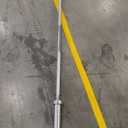 CAP Barbell 7-Foot Olympic Barbell, 44 lb Chrome Bar with 28mm Grip | 2-Inch Olympic Weightlifting Bar for Squats, Deadlifts, Bench Press, Rows, and Curls