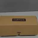 HMYI 100% Blackout Closet Curtain for Open Closet Magnetic Door Panels for Doorway, Sound Proof Curtains for Doorway, 1 Panel, W45 x L80, Grayish White