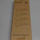 upsimples Acrylic Shelves for Wall Decor, 15" Display Shelf Perfume Organizer for Bathroom, Bedroom, Living Room, Floating Bookshelves for Kids, White, 4 Pack | for Kids, Display Shelf, Organizer, for Bathroom, Bedroom, Living Room Decor