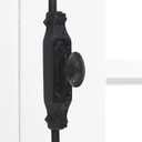 9 Ft Bronze Brass Cremone Bolt Set Solid Brass, 52" Dual Rods, Interior Mount, Single Handle Operation, Double Door Lock System