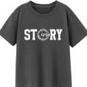 Toddler Easter Boys Shirt for Girls Kids Easter T-Shirts Tops Funny Bunny Graphic Tee Short Sleeve 2-8 Years