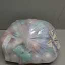 GOGOSO 100 Non-Toxic Play Balls for Kids - Soft, Crush-Proof, and BPA-Free Pit Balls in Fun Colors for Indoor/Outdoor Playtime (pink blue green white star balls)