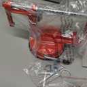 Apple Peeler Corer, Long lasting Chrome Cast Magnesium Alloy Apple Peeler Slicer Corer with Stainless Steel Blades and Powerful Suction Base for Apples and Potato(Red)