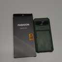 for Google Pixel 10 & 10 Pro Case Wallet with Card Holder (4-5 Cards), Slide Camera Lens Cover, Military Grade Protection, Heavy Duty Men Women Durable Phone Case for Pixel 10 & 10 Pro, Green