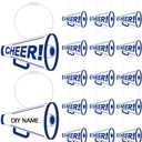 2 x Liliaafar 24 Pcs Cheer Luggage Tags Bulk Cheer Bag Tags for Travel Suitcase Keychain DIY Accessories 2.8'' PVC Name Labels Number ID Card with Metal Ring for Team Gifts