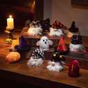 Halloween Hanging Gnomes & Dolls Plush Ornaments, Halloween Advent Calendar 2025, 24 Days Countdown Calendar Gift for Home Decoration Treat or Trick Decor