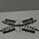 Legging Organizer for Closet, Metal Yoga Pants Hangers 2 Pack w/10 Clips Holds 20 Leggings, Space Saving Hanging Closet Organizer w/Rubber Coated Closet Organizers and Storage, Black