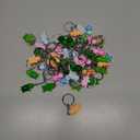 50 Pcs Multicolor Mini Turtle Keychain Bulk Party Favors Tiny Turtles Resin Figures Handbag Pendant Sea Turtle Figurine Charms Party Supplies