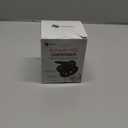 Hionxmga Pill Bottle Organizer with 7 Large Compartments, Pill Dispenser for Travel, Supplement Organizer with Anti-Mixing Design, BPA-Free Pill Container with 20 Pcs Labels, Black