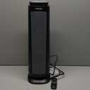 PELONIS PTH15A4BGB Ceramic Tower 1500W Indoor Space Heater with Oscillation, Remote Control, Programmable Thermostat & 8H Timer, ECO Mode, Tip-Over Switch & Overheating Protection, Gray (Grey)