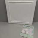LA MAISON CEILINGS R24 Line Art Foam Glue-up Ceiling Tile (21.6 sq. ft./Case), Pack of 8, Plain White
