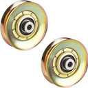 V-Groove Idler Pulley for Husqvarna AYP 127783 139245 532139245 LT120 LT125 LT130 LT131 GT200 GT160 CT130 CT131 YTH2042 YTH1746 YTH2448 Lawn Mowers (2 Pack)