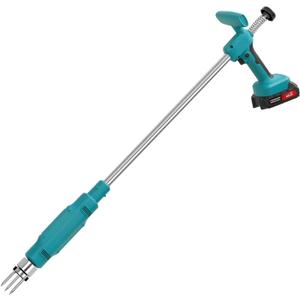 21V Electric Weed Puller Tool, Stand Up Heavy Duty Weed Puller w/3000mAh Battery*2, Root Weeder for Lawn/Yard