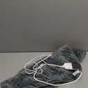 Electric Heating Pad for Pain Relief  35"x20" King Size, Moist & Dry Heat, Machine Washable Soft Velvet, Adjustable Temperature, Auto Shut Off, Ideal for Period Cramps, Back, Neck, Shoulder & Waist (Dark Grey)