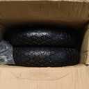 14.5 4.80/4.00-8 Flat-free Solid Tire and Wheel with 3/4 & 5/8 Bearing 3" -6" Centered Hub for Yard Cart Garden Wagon