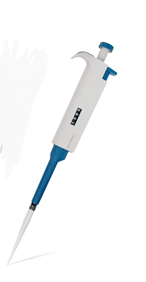 MicroPipette Kit: 1 IVYX Scientific Pipettors (100-1000μl), Adjustable Single Channel Multi-Volume Autoclavable Pipette