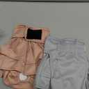 Wegreeco Dog Diapers Female (3 Pack), Highly Absorbent Puppy Doggie Dog Diapers for Female Dogs Period, Washable Doggy in Heat, Medium, Size (Medium) (Champagne Colour)