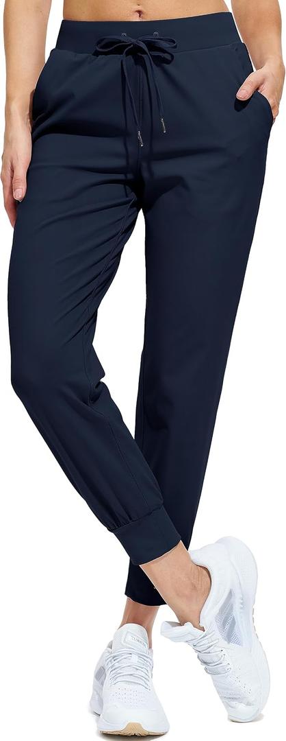 Libin Women's Joggers Pants Athletic Casual Sweatpants Petite/Regular/Tall (Blue, XXXL)