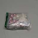 Small Christmas Tree Ornaments Set - Champagne and Pink Xmas Ball Ornaments Bulk for Mini Christmas Tree, Garland or Wreaths Decorations, Decorative Hanging Ornaments, 30ct, 1.18in/3cm