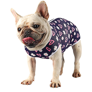 Dog Surgery Suit Female Spay Recovery Suit for Dogs Surgical Recovery Suit for Female Dog Neuter Recovery Suit Male Dogs Onesie for Surgery Fits Small Medium Dog Love/Flower ,Size M