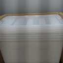 IRIS USA 94 Qt Stackable Plastic Storage Bins with Lids, 4 Pack - BPA-Free, Made in USA - See-Through Organizing Solution, Latches, Durable Nestable Containers, Secure Pull Handle - Clear