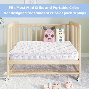 LILLIBEARAS, Pack and Play Mattress Topper - 39" x 27" x 2,5", Soft & Firm Premium Foam Pack N Play Mattresses Pad, Odorless Baby Foam Playpen Mattresses,Portable Playard Mattress Topper- Breathable & Comfort