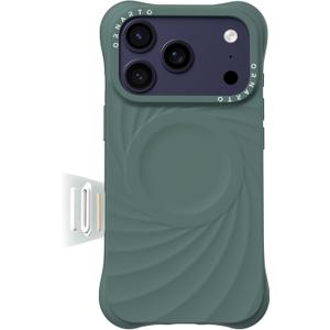 ORNARTO Vortuxe for iPhone 18 Pro Max / 17 Pro Max Case, Fit for MagSafe
Premium Liquid Silicone, 2X MIL-STD Drop Protection, Reinforced Corners, Camera Button Control, Sleek Aesthetic, Pine Green