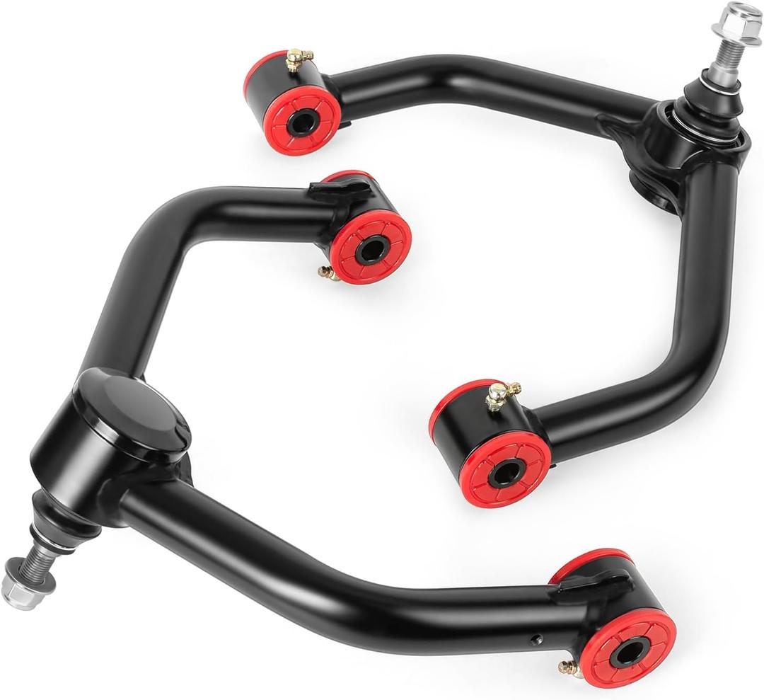 Front Upper Control Arms For 2011-2024 Ram 1500 Classic 4WD, 2PCS Alignment 2"-4" Lift Kit Tubular Suspension Adjustable Front Control Arm With Ball Joint PU Bushings Fit 2009-2010 Dodge Ram 1500V2.0