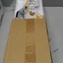 WOPITUES White Floating Shelves Set of 6, Wood for Bedroom, Modern Wall Decor, Bathroom Storage, Book Living Room[Upgraded]-White (HM011A) (16.5 Inch)