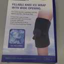 NEWGO Ice Pack for Knee Injuries Reusable Cold Pack, Portable Knee Ice Bag for Pain Relief After Running, Long Cycle Ride, Hiking