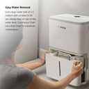 BOSCH Dry 2000 Dehumidifier, 1,500 Sq. Ft., 22 Pints, 1.45 Gallon Tank, 3 Fan Speeds, White