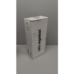 Toilet Tank Tray for Modern Black Bathroom Decor Set of 2 Toilet Tank Topper Paper Storage Decorative Organizer Box Wood Vanity Tray for Counter Decor Dresser Tops 15" x 6" x 2" (Black)