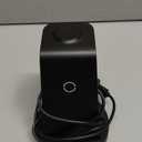 3 in 1 Charging Station for Apple Device, Wireless Charger for iPhone 16e 16 15 14 13 12 11 Pro Max & Apple Watch iwatch- Charging Stand Dock for AirPods (Black)