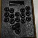 M10x1.25 ATV Lug Nuts for Honda Foreman Ranchers Yamaha Can Am Outlander Arctic Cat Kawasaki Suzuki Bombardier Quest, 16pcs Closed End 6 Spline 10x1.25 Wheel Lugnuts Cone/Acorn Seat with Socket Key