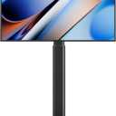 AX WABER Universal TV Floor Stand with Mount for 27 to 65 inch TVs,Swivel Standing TV Stand with 9 Level Height Adjustable,Space Saving Design Tall TV Stand for Living Room/Bedroom/Dorm/Corner Black