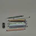 10 Pack Universal Stylus Pen for Touchscreen, 2-in-1 High Precision Rubber Tip for Nintendo Switch Compatible with iPad iPhone Android Phone Tablet Touch Screen Devices20 Replacement Tips